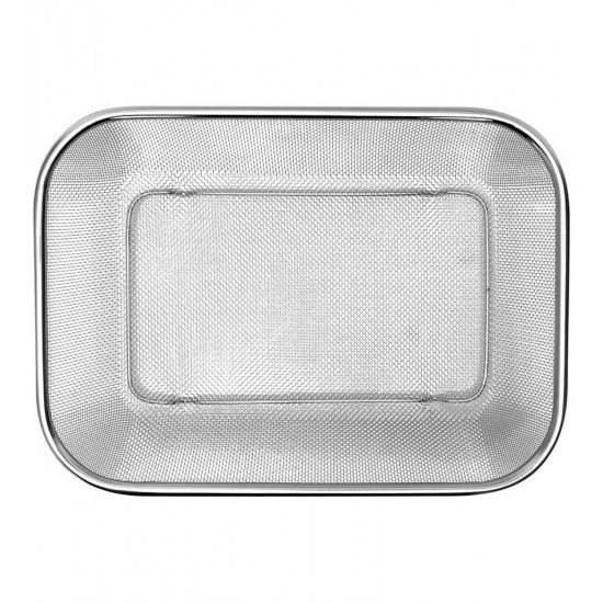 Escorredor 20cm Por 15cm Multiuso Pequeno Aço Inox Mimo Style